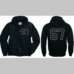 Six Seven 67 hrub&aacute; mikina na zips s kapucou stiahnuteľnou &scaron;n&uacute;rkami